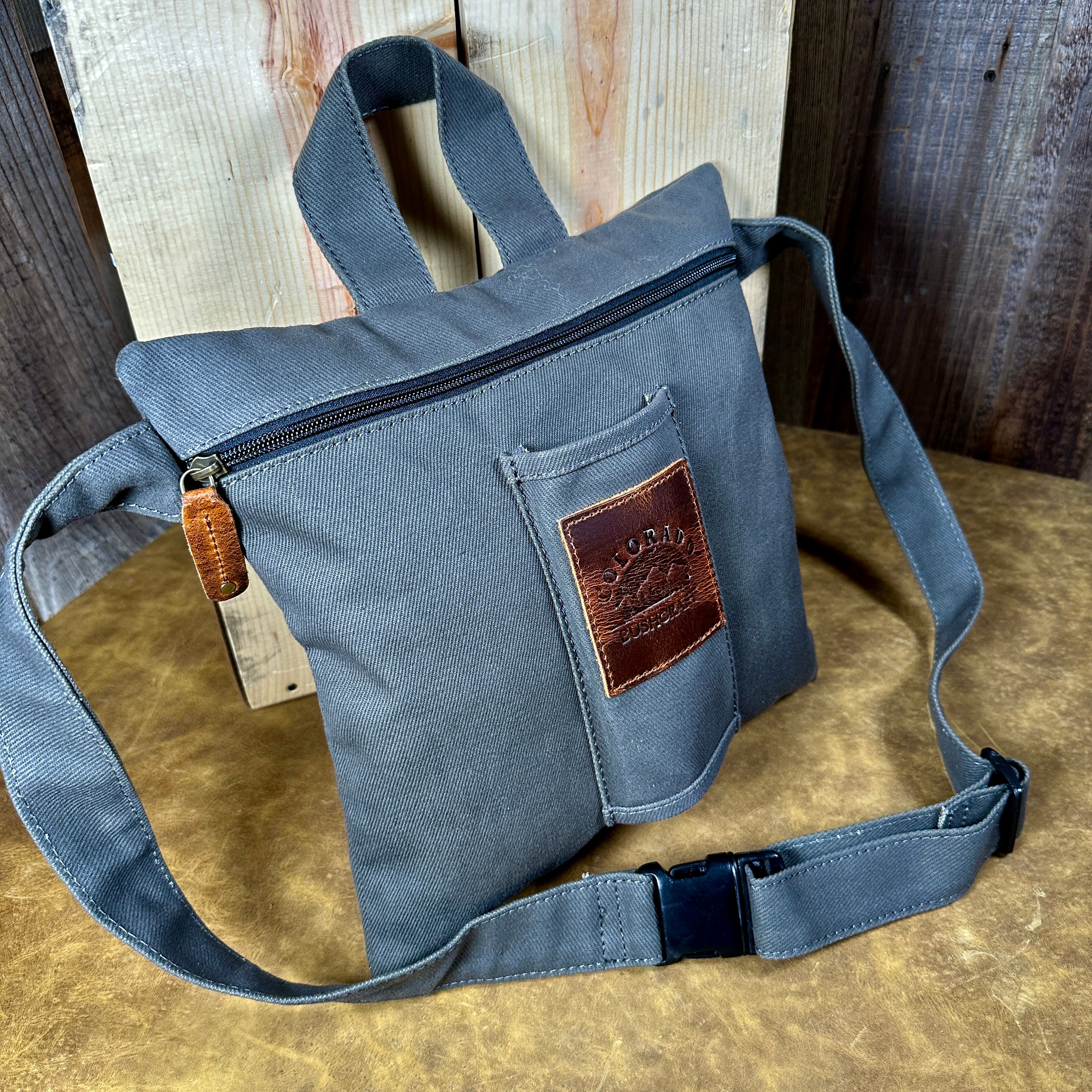 The Daytripper Waxed Canvas Bushcraft Hybrid Haversack Messenger Bag