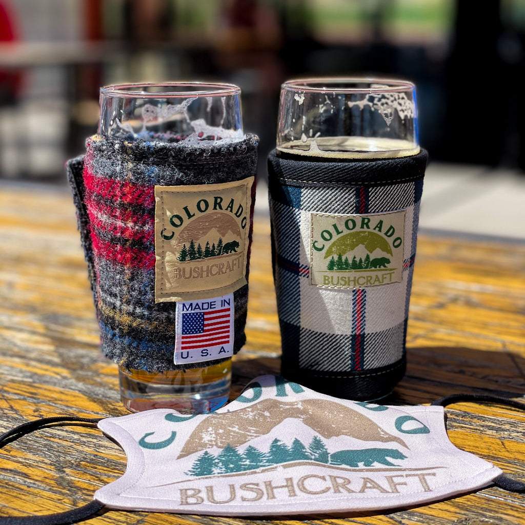 Bushcraft Scottish Tartan Wool Insulated Can Beverage Cooler